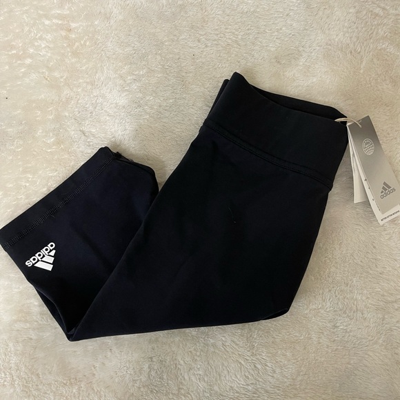 Black Adidas Biker Shorts - Picture 2 of 3